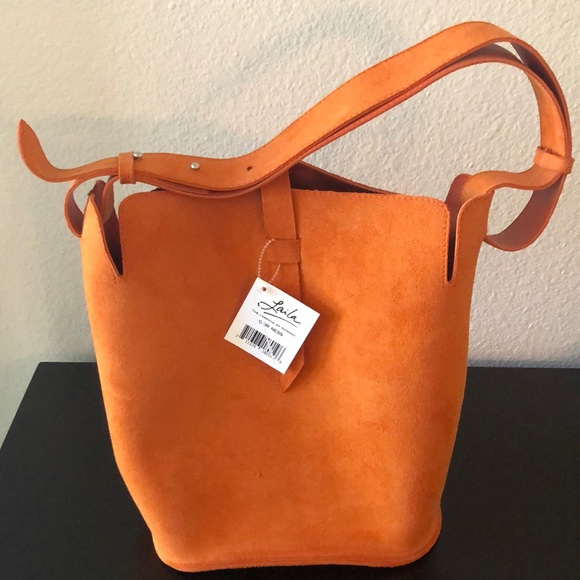 Laila Handbags - LAILA Geir Ness orange bag